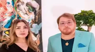 كواليس ظهور أرملة هاني شاكر مع خبير التجميل اللبناني هارتش ساغبازاريان